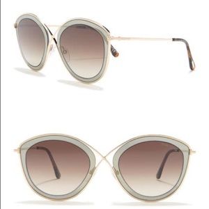 Tom Ford Sacha 55 mm Cat Eye Sunglasses